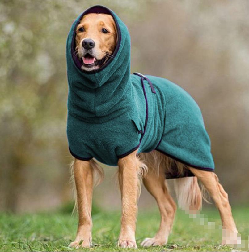 Pet Bathrobe Dog Cat Quick Dry Warm Towel Coat After Bath Shower