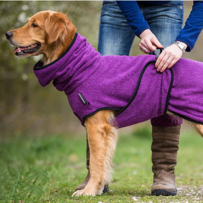 Pet Bathrobe Dog Cat Quick Dry Warm Towel Coat After Bath Shower