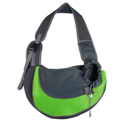 Pet Sling Carrier Bag Lightweight Secure Safety Strap Adjustable Opening Breathable
