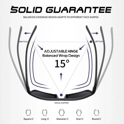 Polarized Sunglasses 3 Pack – UV400 Protection for Outdoor Activities