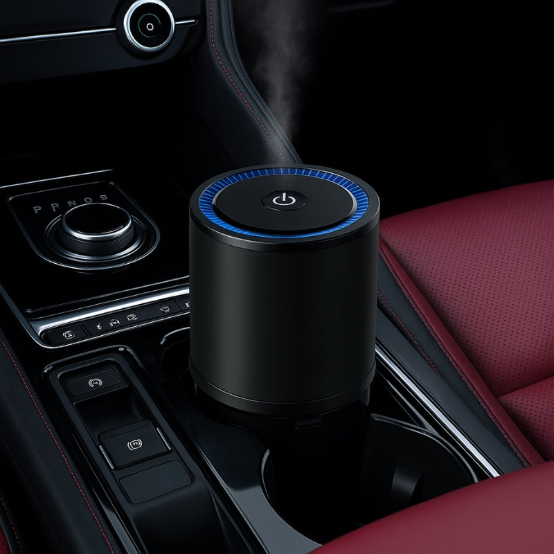 Portable Air Purifier with Ionizer Compact Desktop and Car Air Cleaner