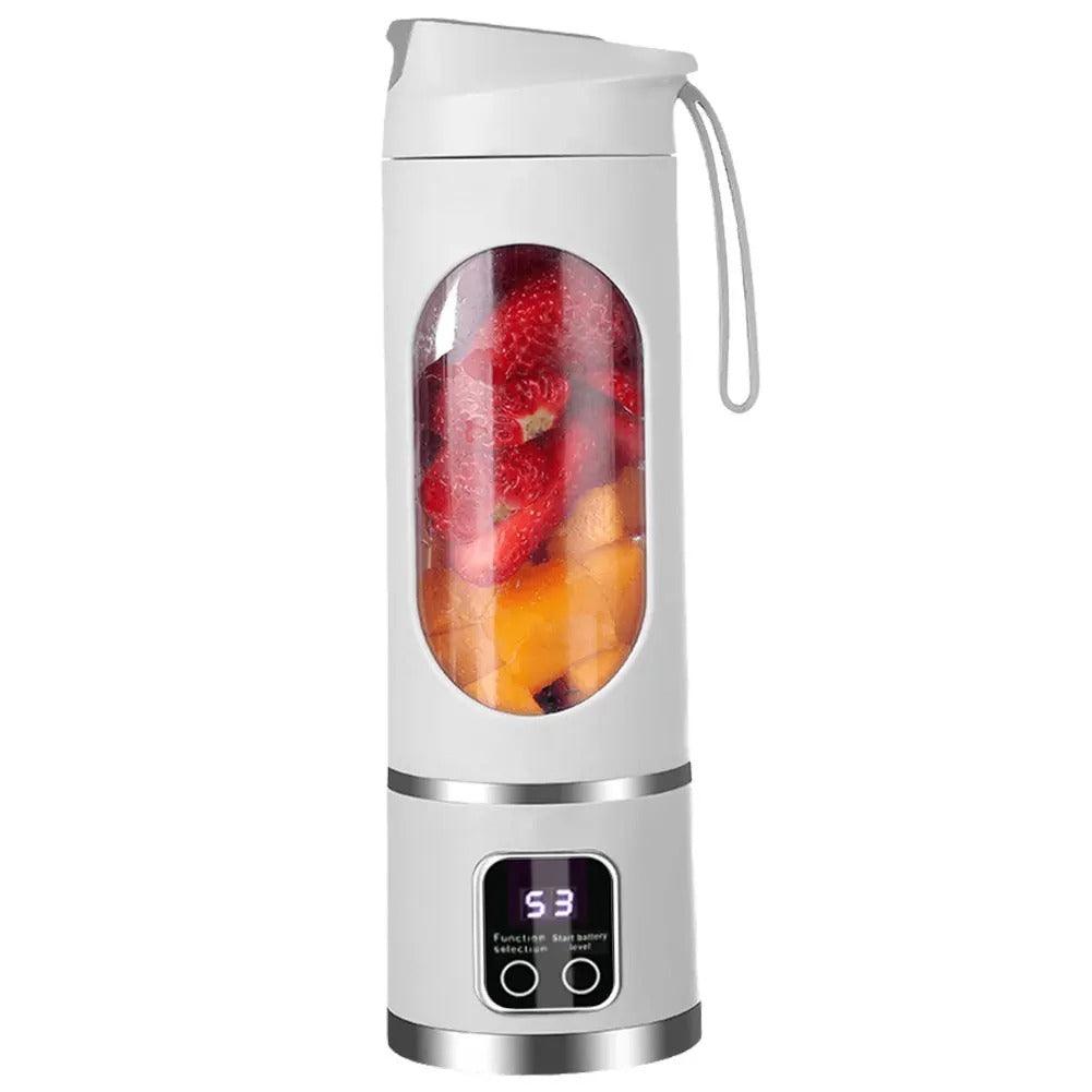 Portable Blender Juicer 450ml USB Rechargeable Smoothie Maker with Ice Crushing