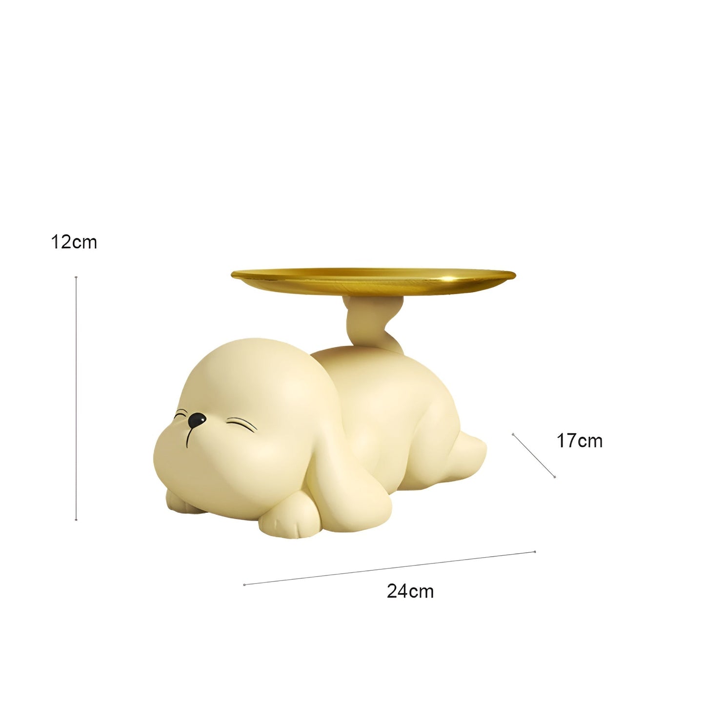 Portable Dog Bowl Stand Holder Tray Non Slip Raised Pet Feeding Station Modern