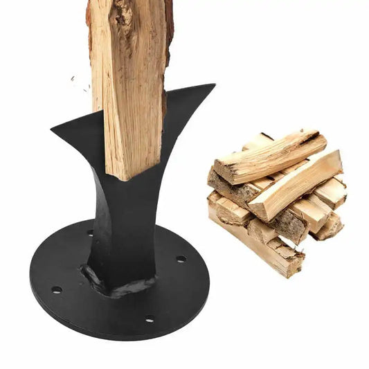 Portable Firewood Log Splitter Manual Kindling Splitter for Fireplace Camping Wood Cutting