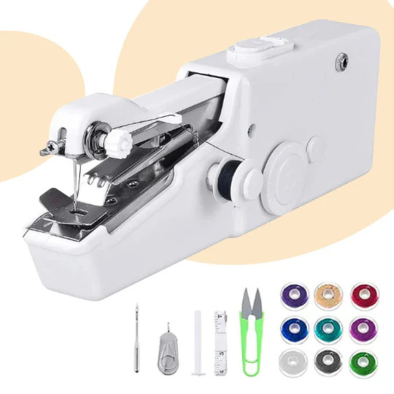 Portable Handheld Sewing Machine Cordless Mini Stitch Repair Tool For Fabric