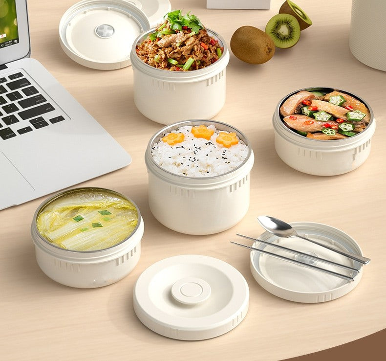 Portable Insulated Food Container Leakproof Lunch Box for Hot and Cold Meals