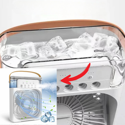 Portable Mini Air Cooler Desk Cooling Fan with Water Tank