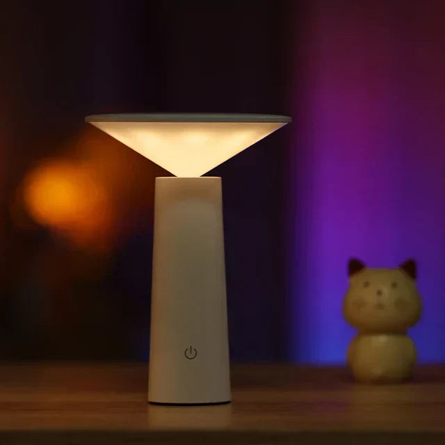 Portable USB Rechargeable Table Lamp Dimmable LED Desk Lamp with Adjustable Lighting Modes