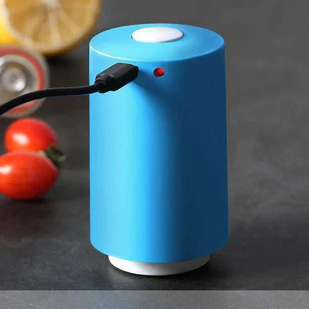 Portable Vacuum Travel Pump USB Rechargeable Compression Pump for Vacuum Storage Bags Clothes Packing