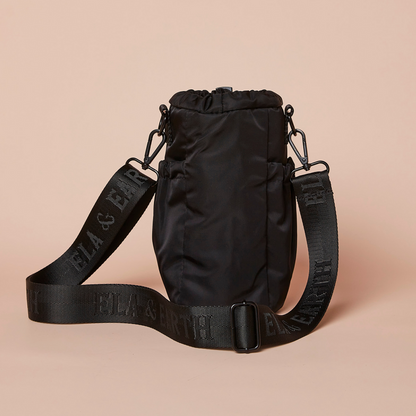 Portable Water Bottle Carrier Bag Adjustable Shoulder Strap Travel Holder