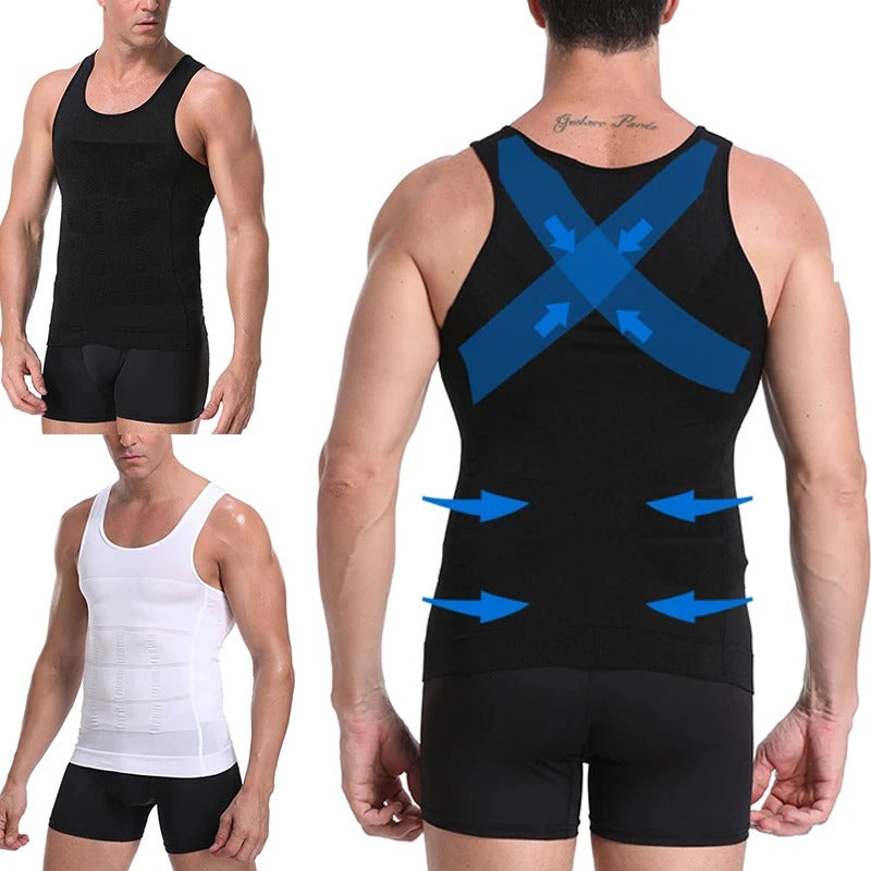 Posture Support Compression Body Shaper Vest Slim Fit Breathable Design