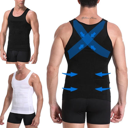 Posture Support Compression Body Shaper Vest Slim Fit Breathable Design