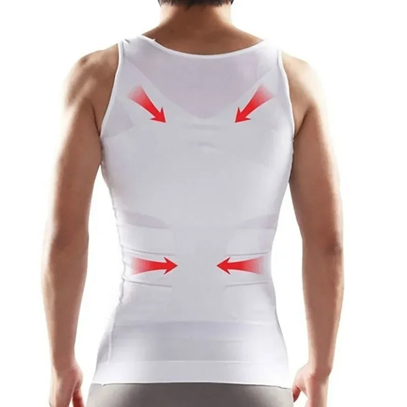 Posture Support Compression Body Shaper Vest Slim Fit Breathable Design