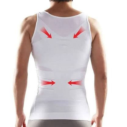 Posture Support Compression Body Shaper Vest Slim Fit Breathable Design