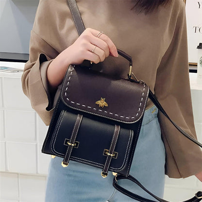 Premium Vegan Leather Backpack Women Stylish Travel Everyday Bag