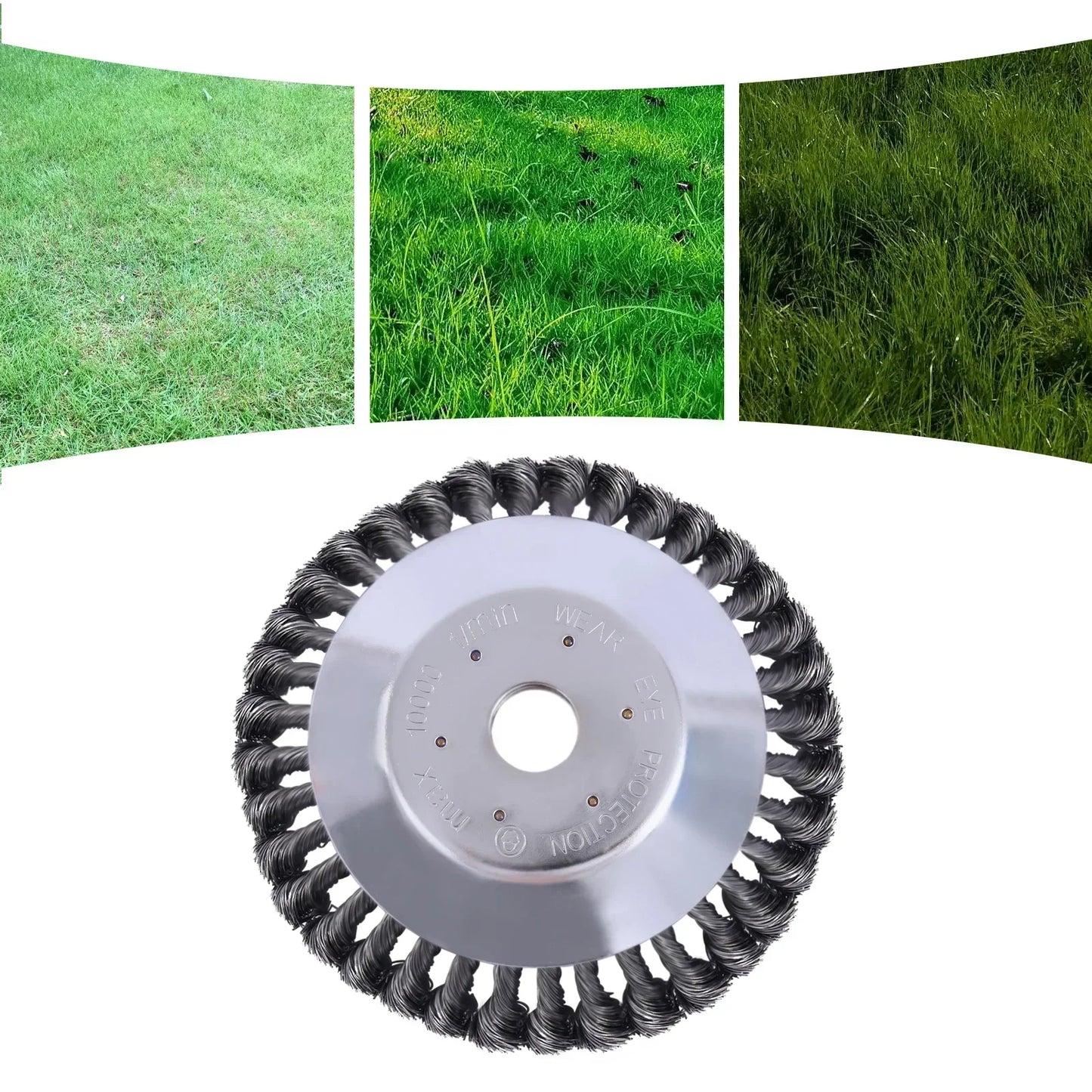 ProTrim Steel Wire Trimmer Head Professional Weed Brush for Efficient Cutting