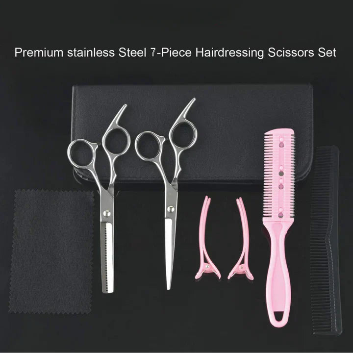 Professional Hair Cutting Thinning Scissors Set Precision Styling Tools