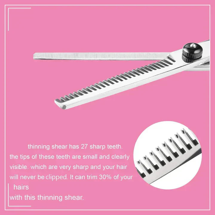 Professional Hair Cutting Thinning Scissors Set Precision Styling Tools
