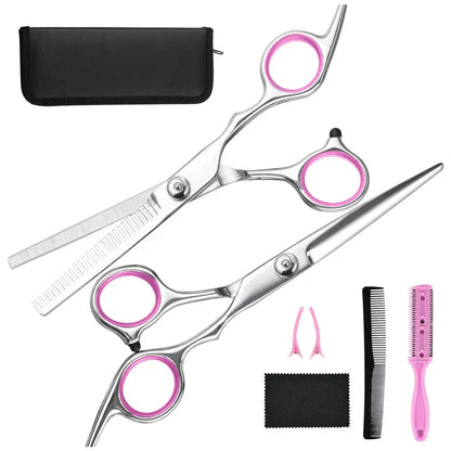 Professional Hair Cutting Thinning Scissors Set Precision Styling Tools