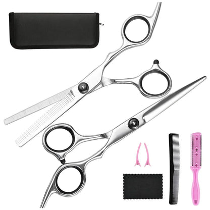 Professional Hair Cutting Thinning Scissors Set Precision Styling Tools