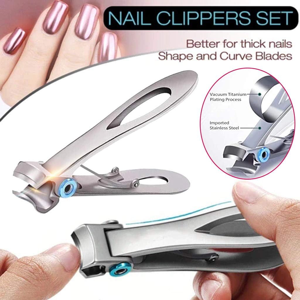 Professional Stainless Steel Nail Clipper Thick Nails Precision Tool