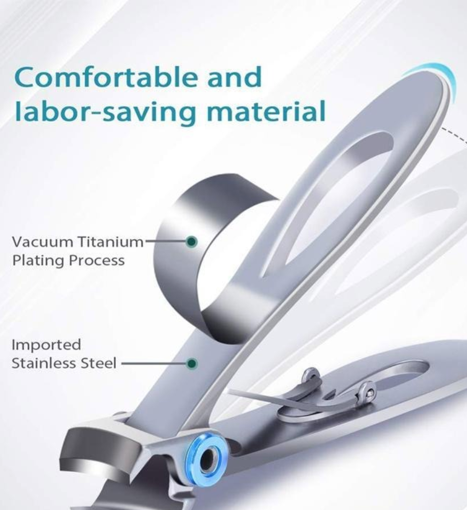 Professional Stainless Steel Nail Clipper Thick Nails Precision Tool