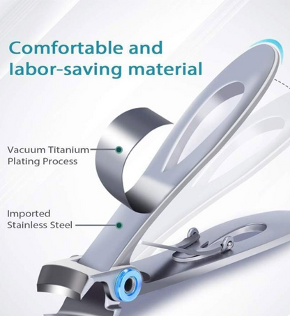 Professional Stainless Steel Nail Clipper Thick Nails Precision Tool