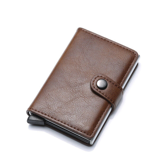 RFID Blocking Slim Card Holder Wallet with Money Clip Compact Anti Theft Minimalist Wallet