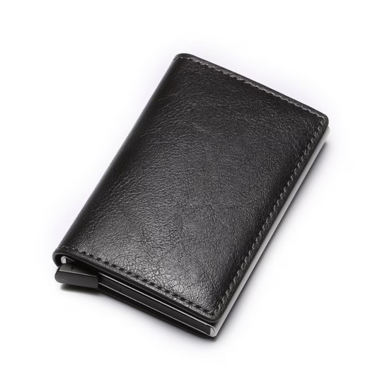RFID Blocking Slim Card Holder Wallet with Money Clip Compact Anti Theft Minimalist Wallet