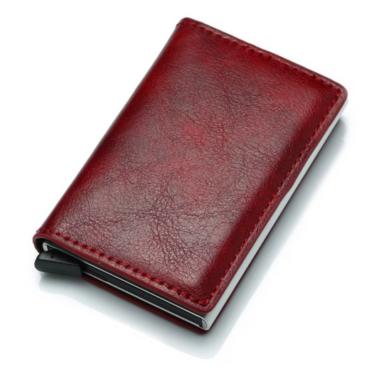 RFID Blocking Slim Card Holder Wallet with Money Clip Compact Anti Theft Minimalist Wallet
