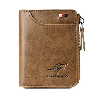 RFID Security Wallet – Waterproof Compact Leather Wallet