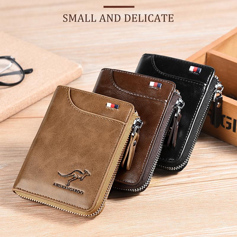 RFID Security Wallet – Waterproof Compact Leather Wallet