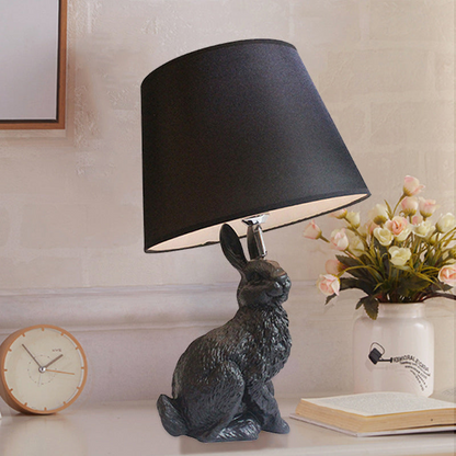 Rabbit Desk Lamp Cute Bunny Table Lamp LED Bedside Reading Light Kids Room Decor