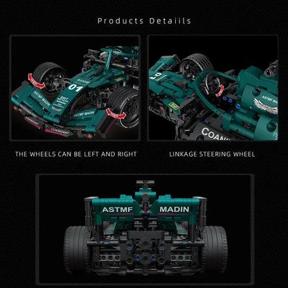 Race Car Model Building Kit Detailed Construction Set for Hobbyists