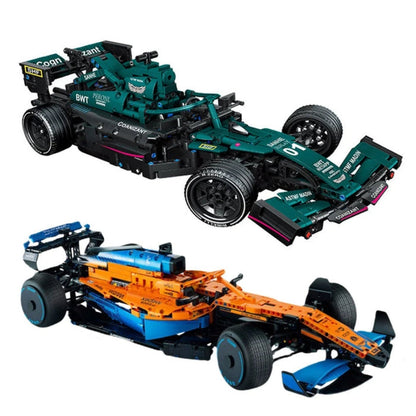 Racing Car Building Block Set Detailed Model Construction Kit