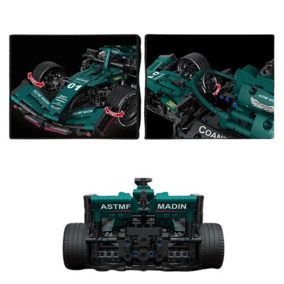 Racing Car Building Block Set Detailed Model Construction Kit