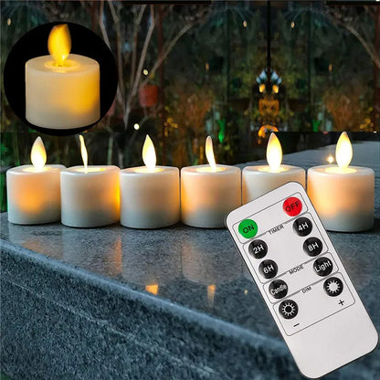 RealGlow LED Candles with Remote Control for Weddings & Events