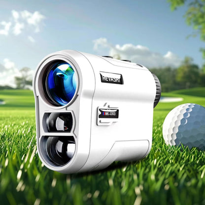 Rechargeable Golf Rangefinder with Slope Compensation Pin Lock Monocular