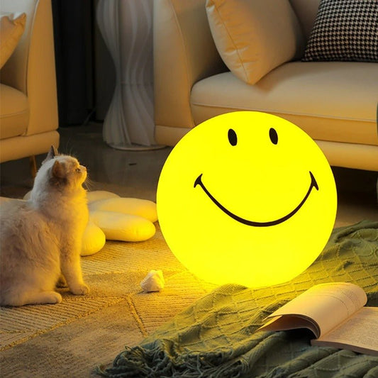 Rechargeable LED Night Light Round Touch Control Bedside Lamp with Remote Control