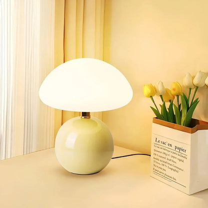 Rechargeable Mushroom Table Lamp LED Ambient Night Light Bedside Desk Lamp