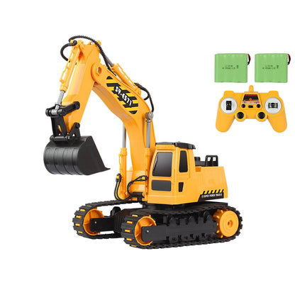 Remote Control Excavator Toy RC Construction Vehicle Kids