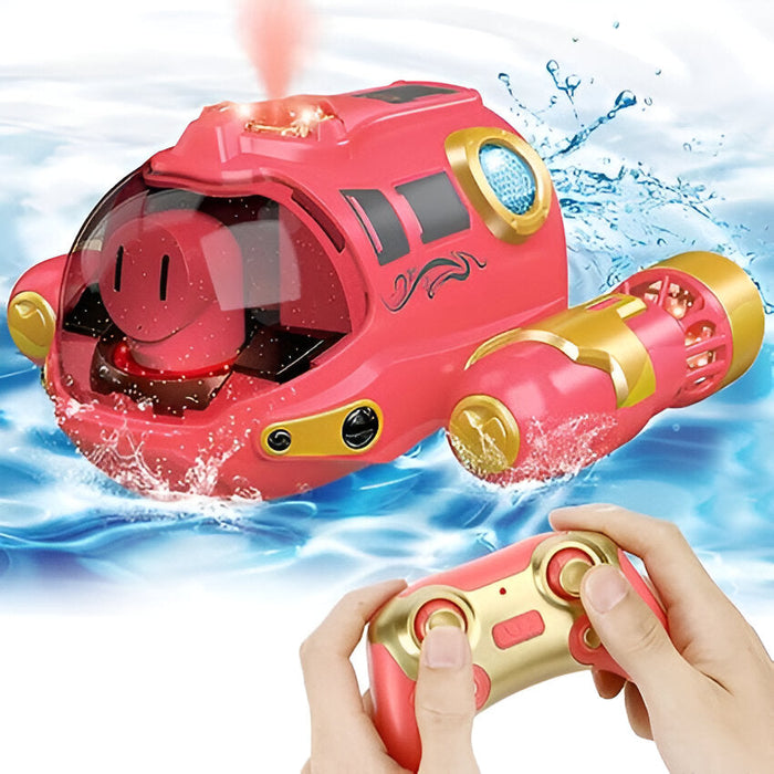Remote Control Submarine Toy for Pool and Bathtub Water Play
