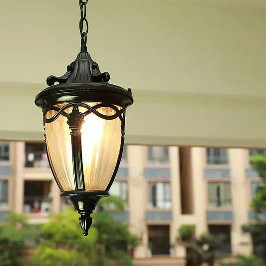 Retro Hanging Lantern Vintage Pendant Light Rustic Hanging Lamp for Living Room Kitchen Decor