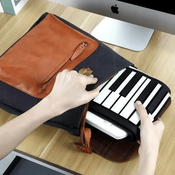 Roll Up Piano Keyboard with 49 Keys and Built In Stereo Speakers