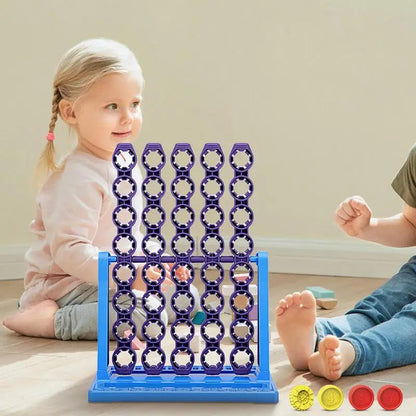 Rotating Connect Four Board Game Strategy Family Game with Twist Segments
