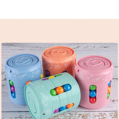 Rotating Fidget Cube Puzzle Toy For Focus And Stress Relief