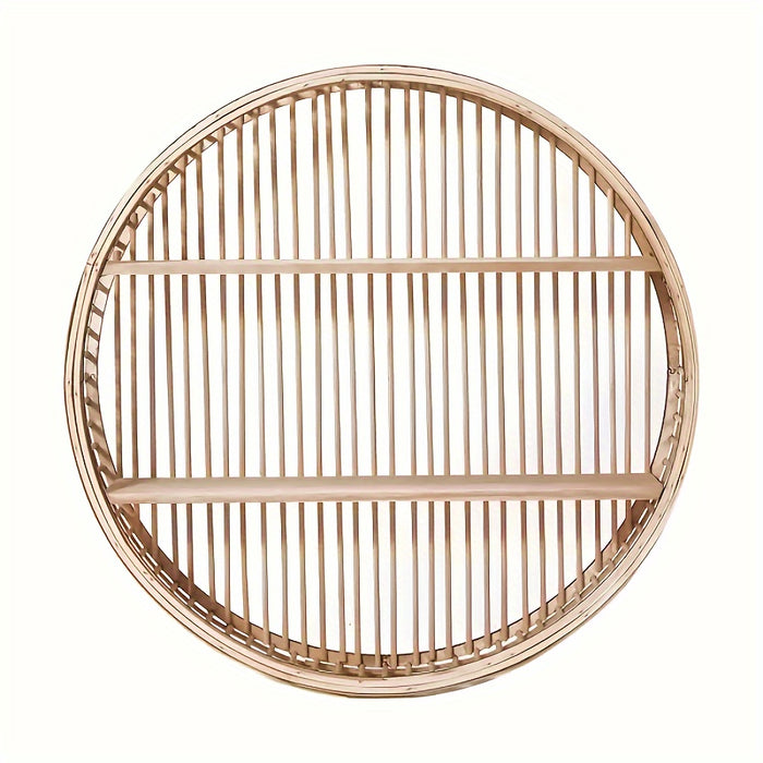 Round Wall Shelf Modern Floating Storage Display Shelf