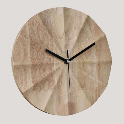 Scandinavian Wooden Wall Clock Minimalist Nordic Home Decor Silent Quartz