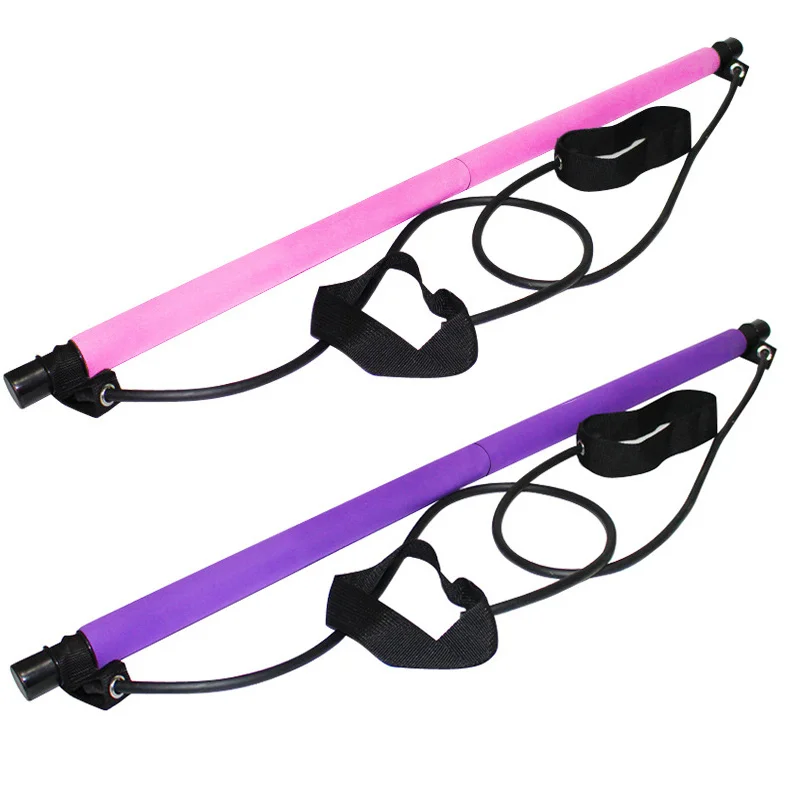 SculptFit Pilates Power Bar Portable Full Body Resistance Training Bar for Home Workouts