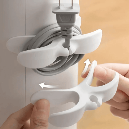 Self Adhesive Cable Organizer Clips Desk Cable Management Holder for Charging Cords USB Cables